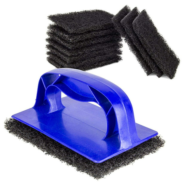 Grill Cleaning Kit Griddle Metal Scouring Heavy Duty Degreaser Stainless Steel